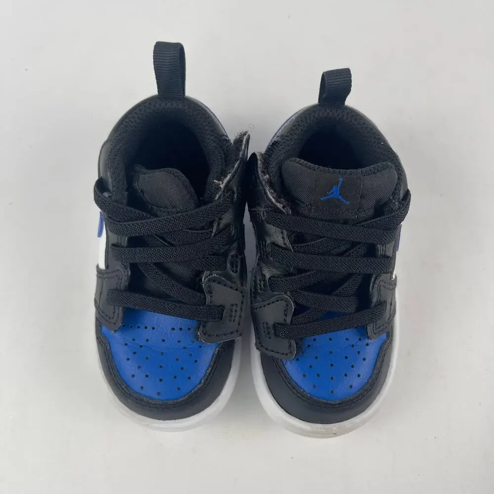 Nike Air Jordan 1 Low Alt Toddler Sneakers Blue Black White Nike Swoosh Size 5C